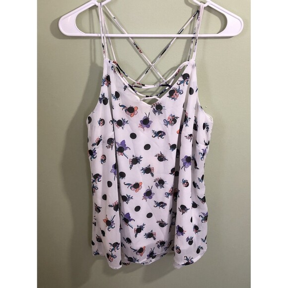 Japna Women's Halter Top Floral/Polka Dot Pattern Style 14682 Size Large - Picture 1 of 5